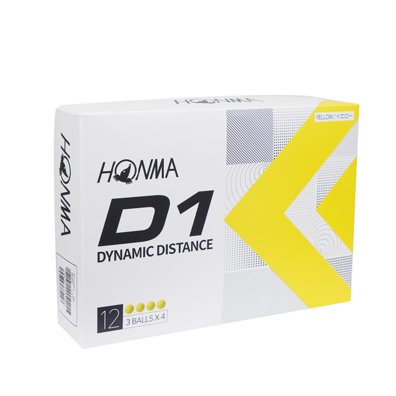 HONMA D1 (2023) (Yellow) Golf Ball