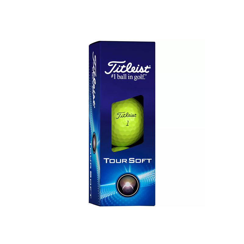TITLEIST Tour Soft (2024) (Yellow) Golf Ball