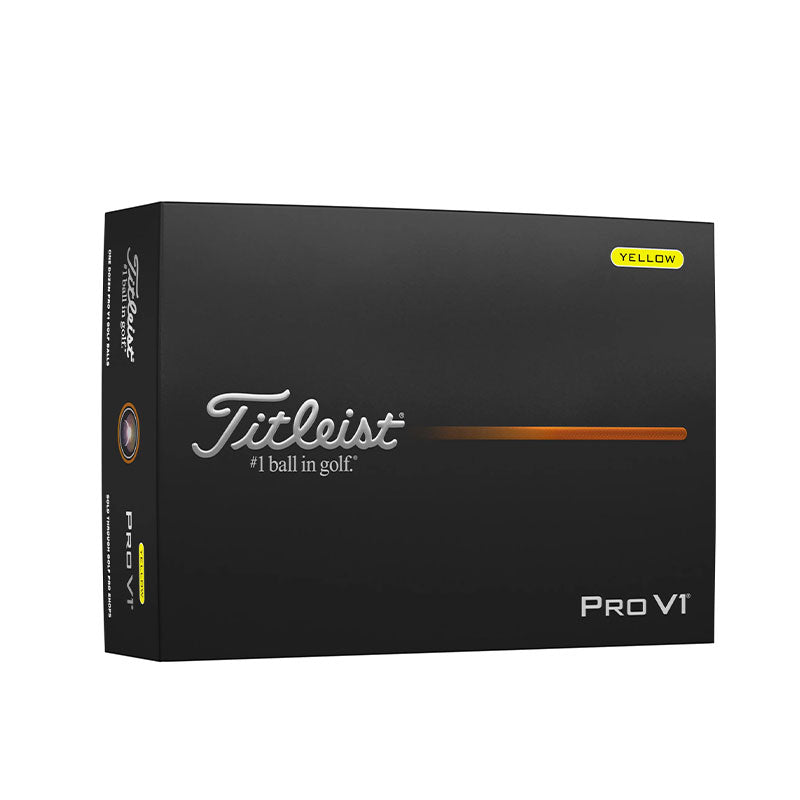 TITLEIST Pro V1 (2025) (Yellow) Golf Ball