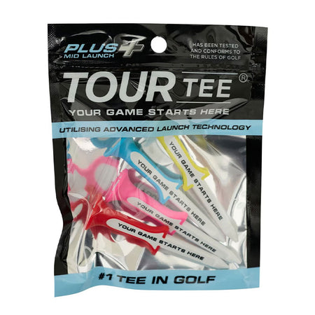 TOUR TEE Plus Mid Launch Tee 73mm - 4pcs