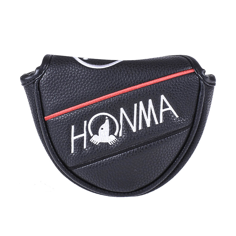 HONMA 20Pro Mallet Putter Headcover (Black/Black)