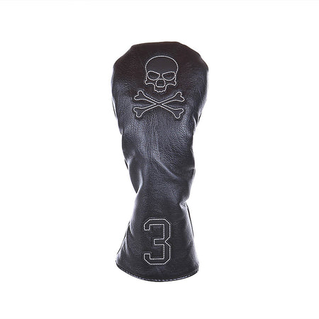 GENERAL ITEM Barudan Skull Fairway Headcover (Black)