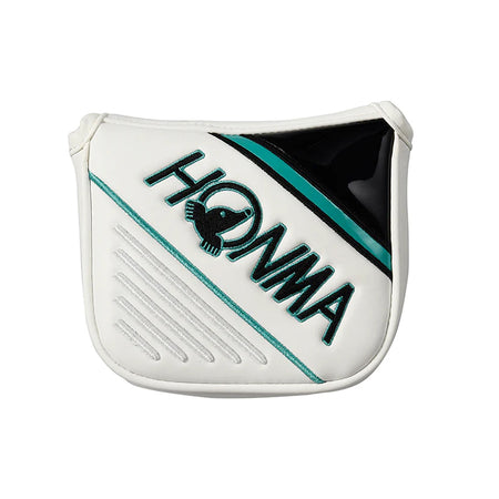 HONMA Pro Mullet Putter Headcover (White/Green)