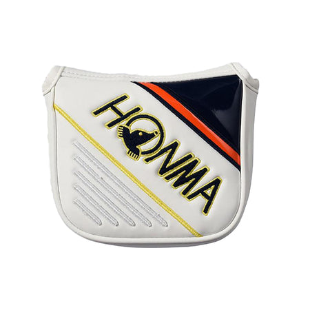HONMA Pro Mullet Putter Headcover (White/Orange)