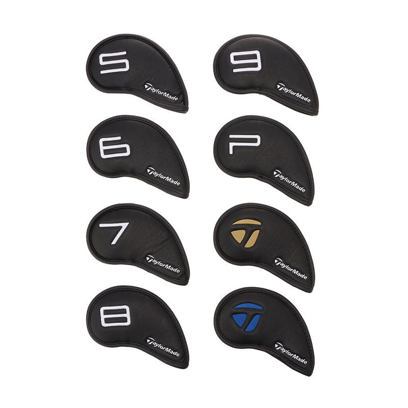 TAYLORMADE Iron Headcover (Black) - 8 Pcs