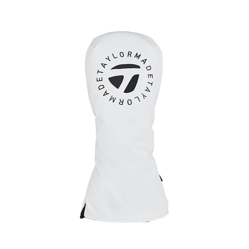 TAYLORMADE Circle Logo Driver Headcover (White)