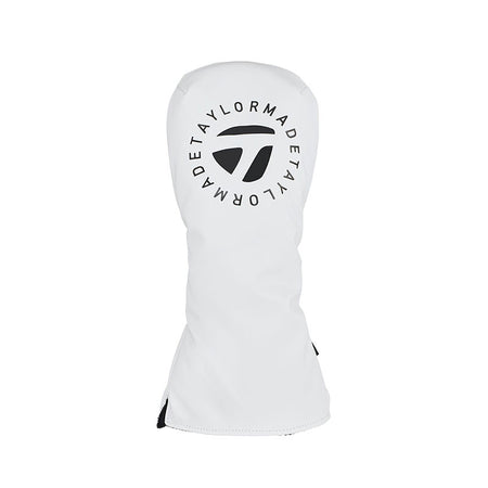 TAYLORMADE Circle Logo Driver Headcover (White)