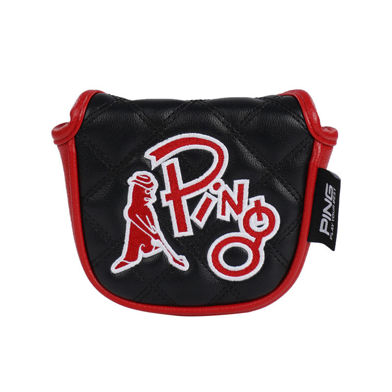 PING Mr. Ping Quilted Mallet Putter Headcover (Black)