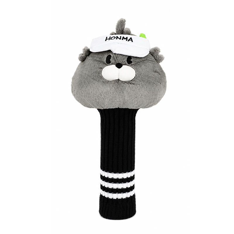 HONMA Mole Wood Headcover (Grey/Black/White)