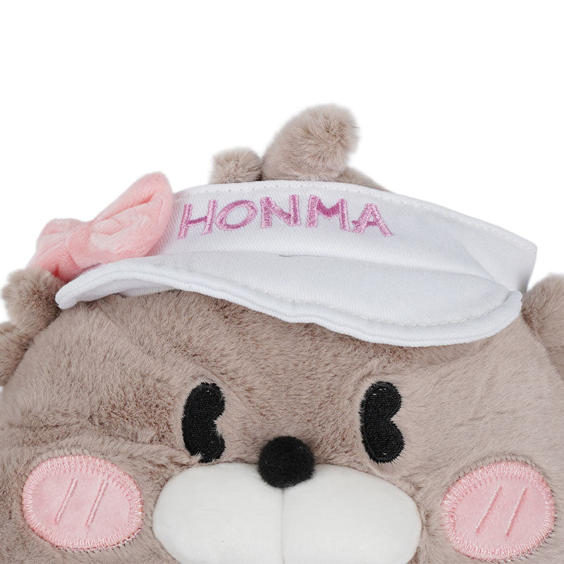 HONMA Mole Wood Headcover (Pink/Grey/White)