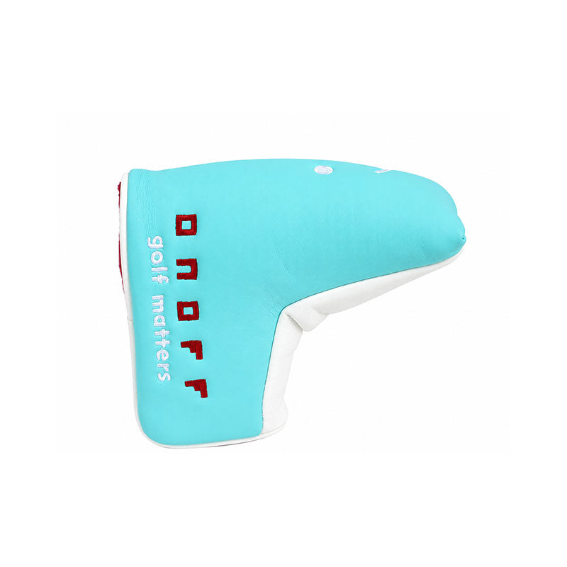 ONOFF Smile Blade Putter Headcover (Turquoise)