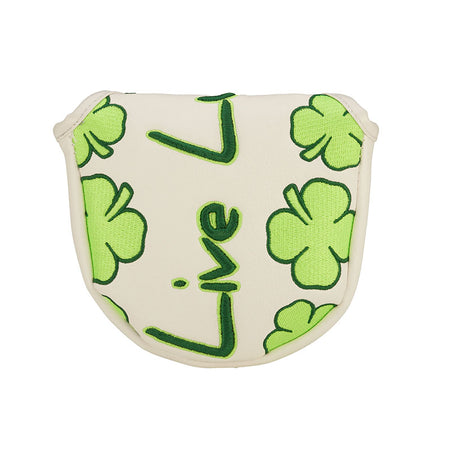 BLACK CLOVER Live Lucky Green With Envy Mallet Putter Headcover