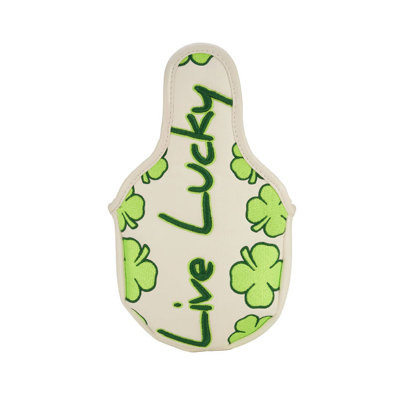 BLACK CLOVER Live Lucky Green With Envy Mallet Putter Headcover