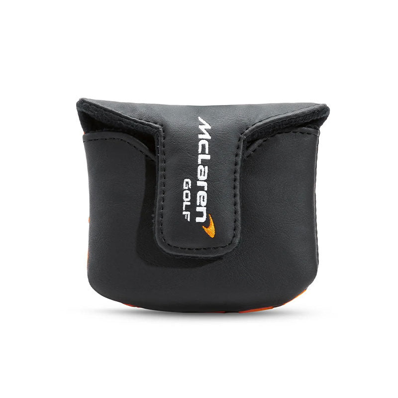 MCLAREN GOLF Apex Check Mallet Putter Headcover (Black/Orange)