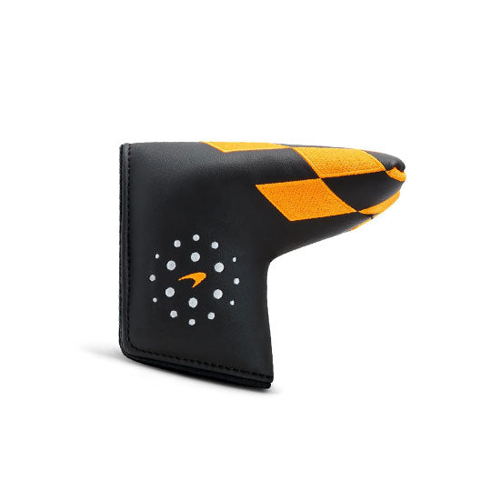 MCLAREN GOLF Apex Check Blade Putter Headcover (Black/Orange)