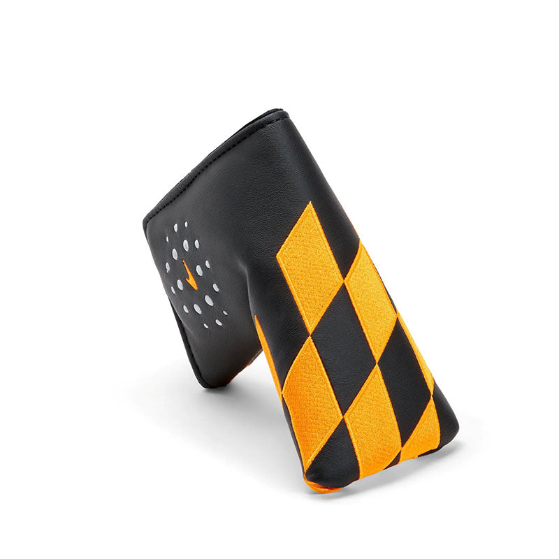 MCLAREN GOLF Apex Check Blade Putter Headcover (Black/Orange)