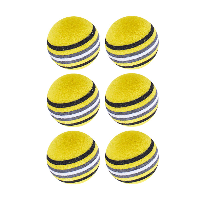 GENERAL ITEM Paragon Multi-Color Foam Ball - 6Pcs/Pack (Yellow)
