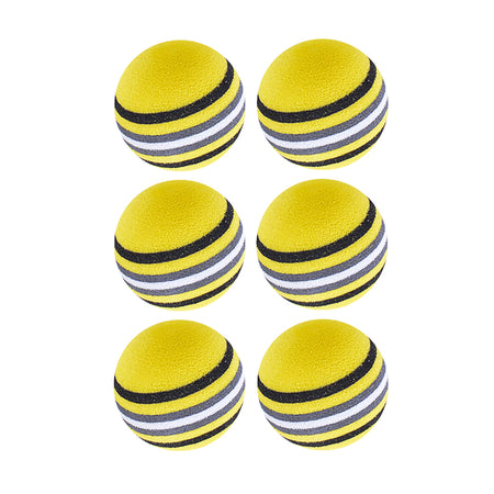 GENERAL ITEM Paragon Multi-Color Foam Ball - 6Pcs/Pack (Yellow)