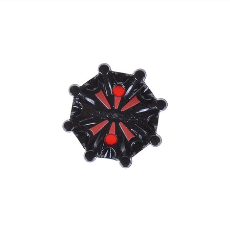 SOFTSPIKES Pulsar Small Metal Spikes (Rlack/Red)