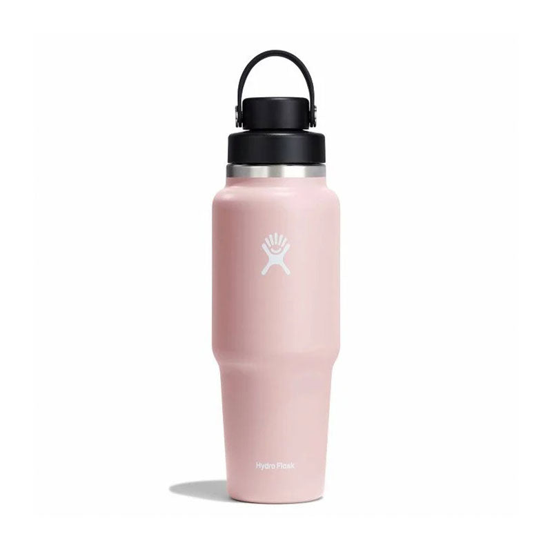 HYDRO FLASK Wide Mouth Travel Bottle With Flex Chug Cap 32oz (Black)