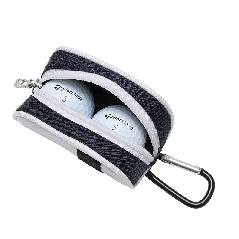 TAYLORMADE True-Lite Ball Case (White/Navy/Red)