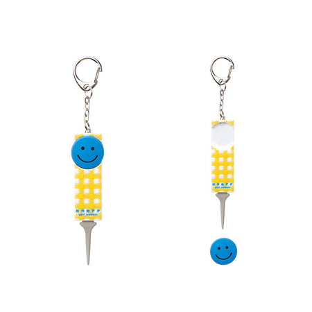 ONOFF OQ0421 Smiley Divot Marker (Yellow/Blue)