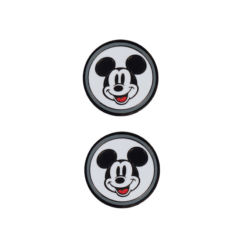DISNEY Mickey & Friends 2 Ball Marker & 1 Hat Clip Set (Black)