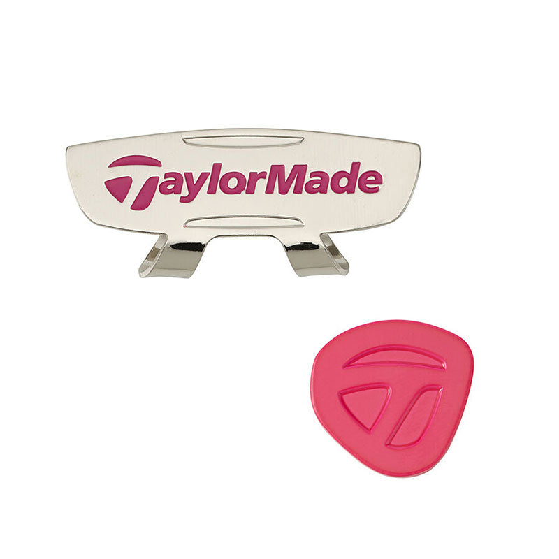 TAYLORMADE Metal T Cap Ball Marker (Pink)