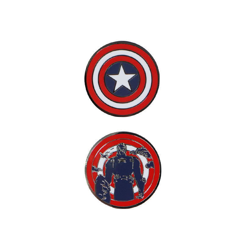DISNEY Captain America Hat Clip & 2Pcs Marker