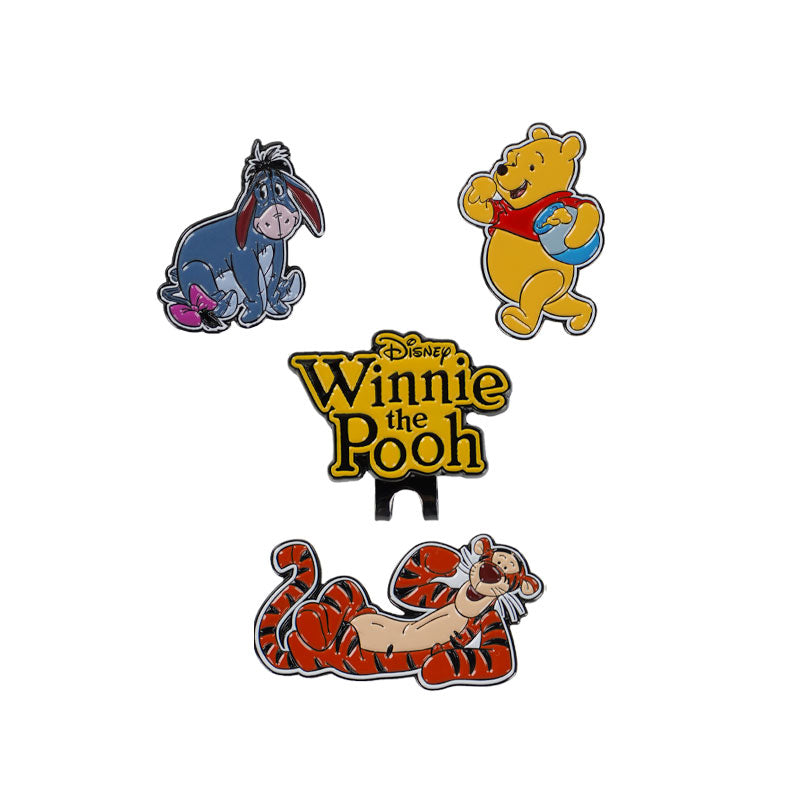 DISNEY Winnie the Pooh Hat Clip & 3 Pcs Ball Marker