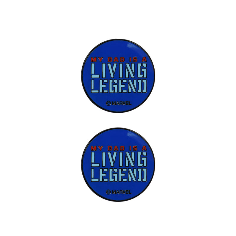 DISNEY Marvel Superdad 2Pcs Ball Marker