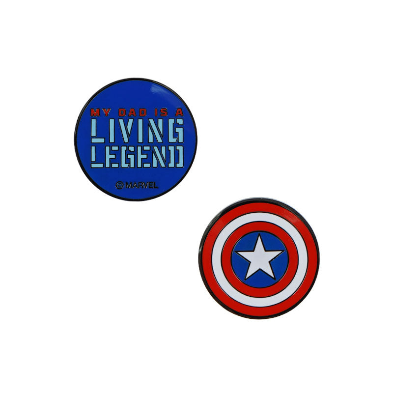 DISNEY Marvel Superdad 2Pcs Ball Marker