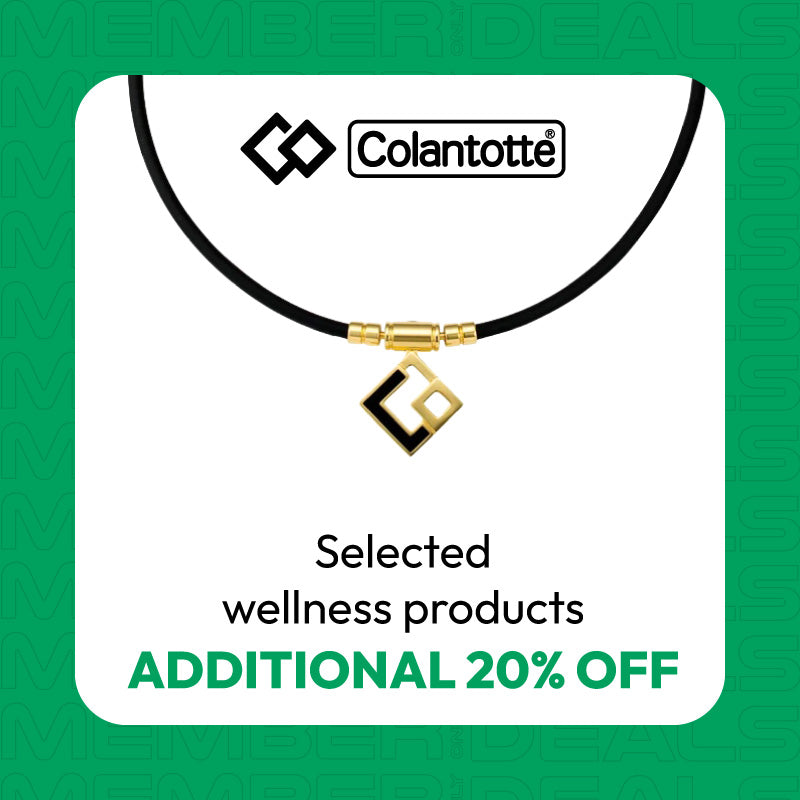 Save an additional 20% on selected COLANTOTTE wellness products.