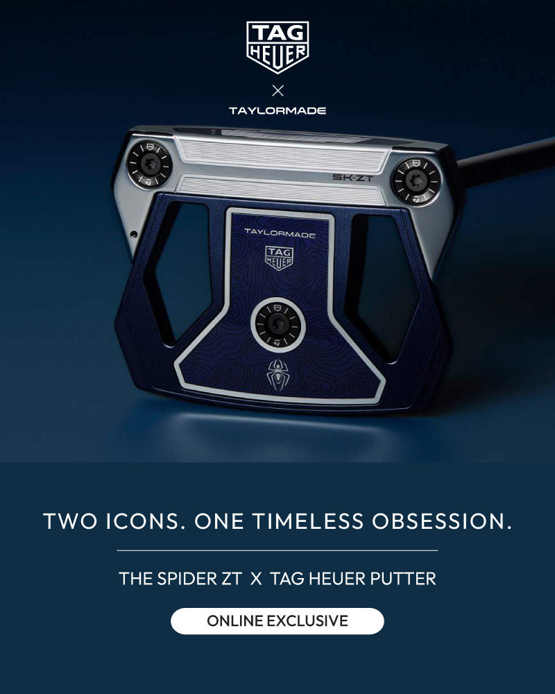 An online exclusive for Tag Heuer x TaylorMade collection at MST GOLF.